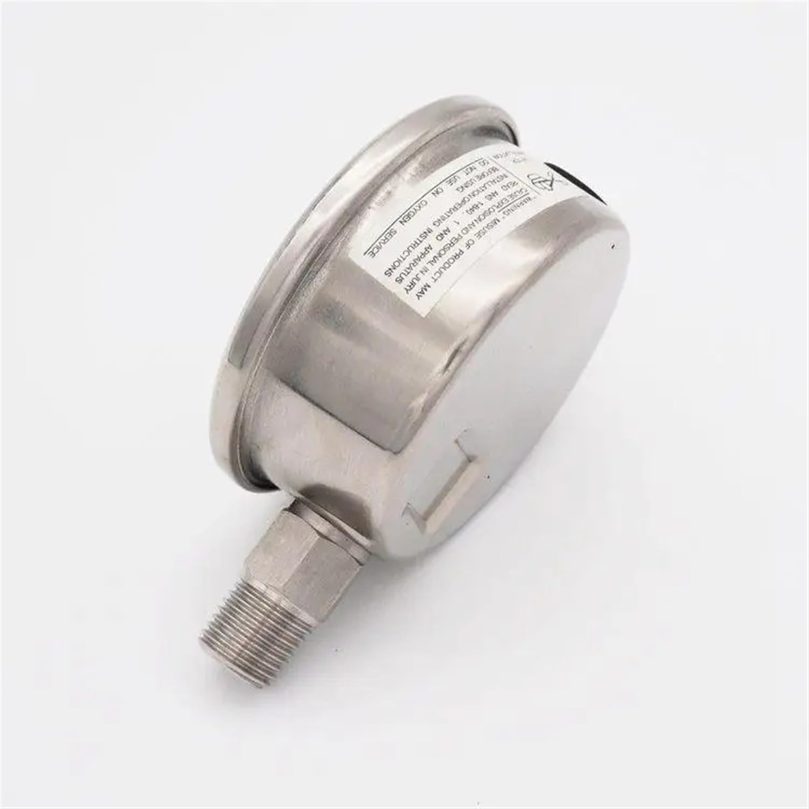 Manómetro neumático para elaboración de Cerveza al Vapor, Rosca M14x1,5, 60 mm, Rango de presión en MPa/Bar, Acero Inoxidable 304, Bar, PSI, N2 (tamaño: 0-250 Bar)