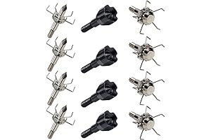 100 Grain Judo Points Arrowheads for Small Game with Screw-in Tips