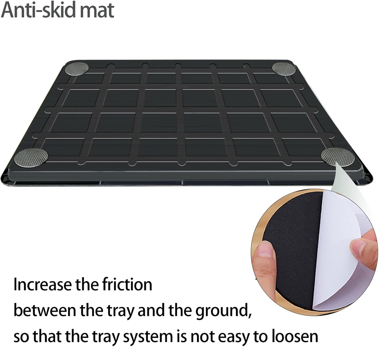 GoldOuya 23*19in Pet Potty Grass Mat with Tray, Complete Potty System for Indoor/Outdoor Puppy Training, Reusable Pet Litter Box Training Pads is Easy to Clean Good and Use : Pet Supplies