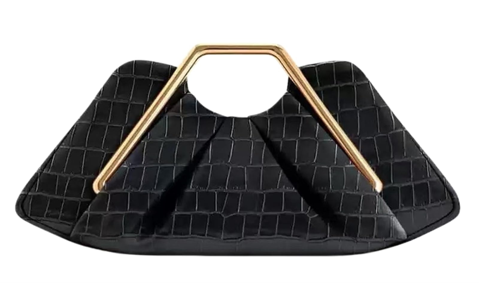 Pochette de soirée drapée sac à main formel simple et chic pour cérémonie - 8