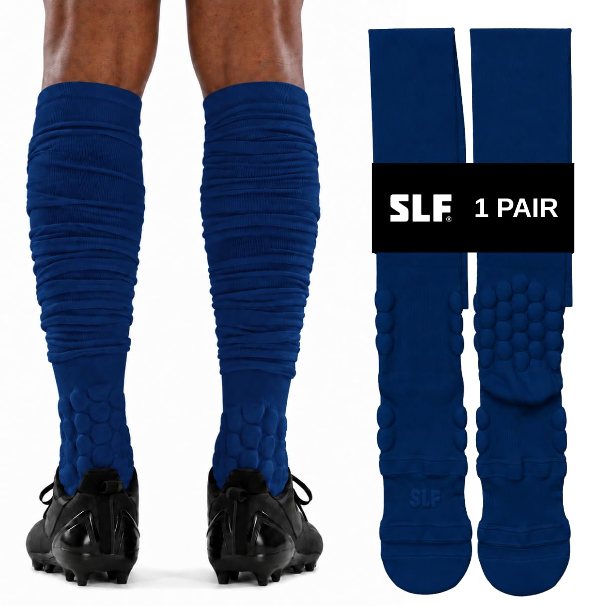 SLEEFS Padded Football Socks for Anti-Blister and Cleat-Ready Fit