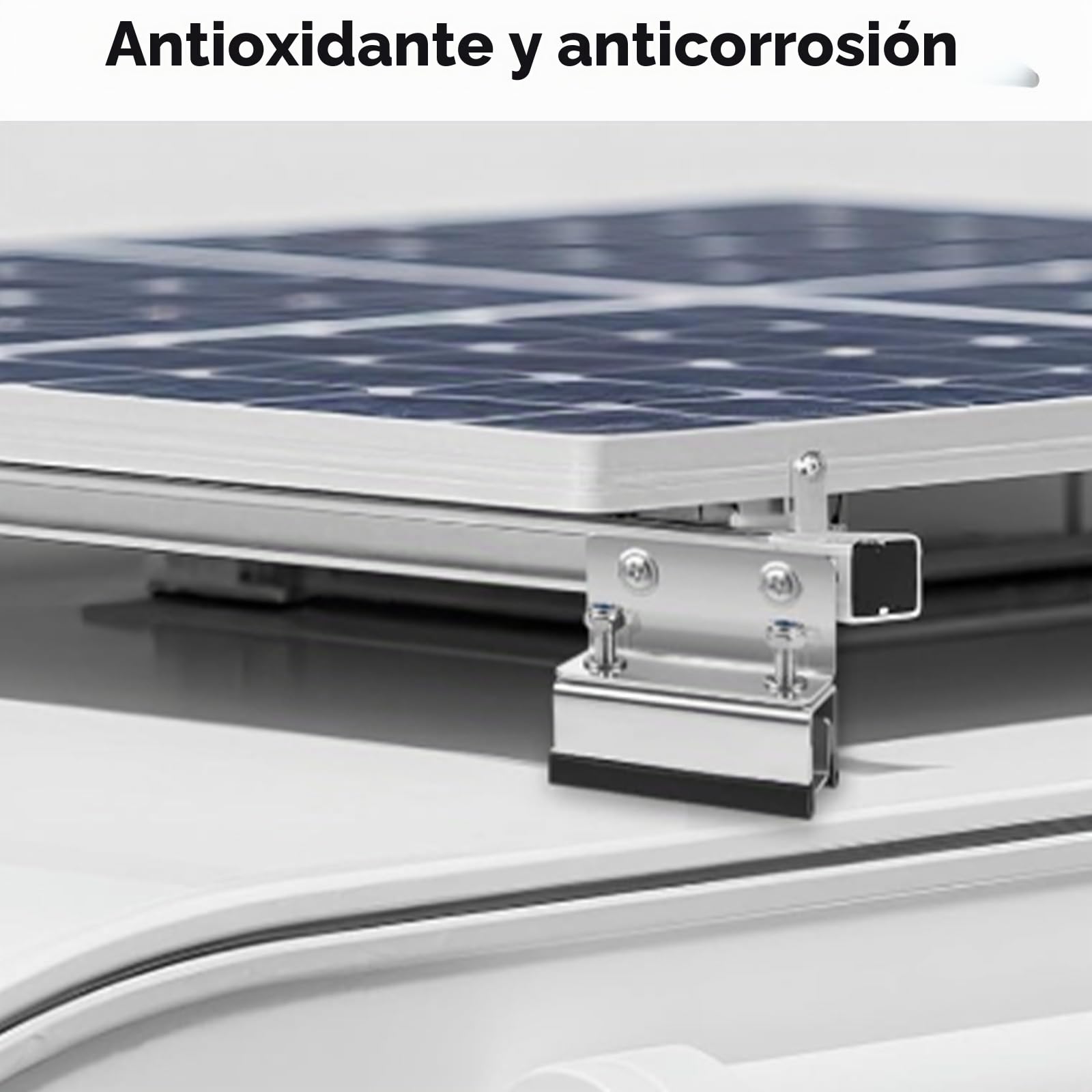 Roof Rack Mount Kits, 6 Piezas Barras de Techo de Acero Inoxidable 304 para Ducato Jumper Boxer ProMaster Movano para Paneles Solares, Terrazas, Toldos