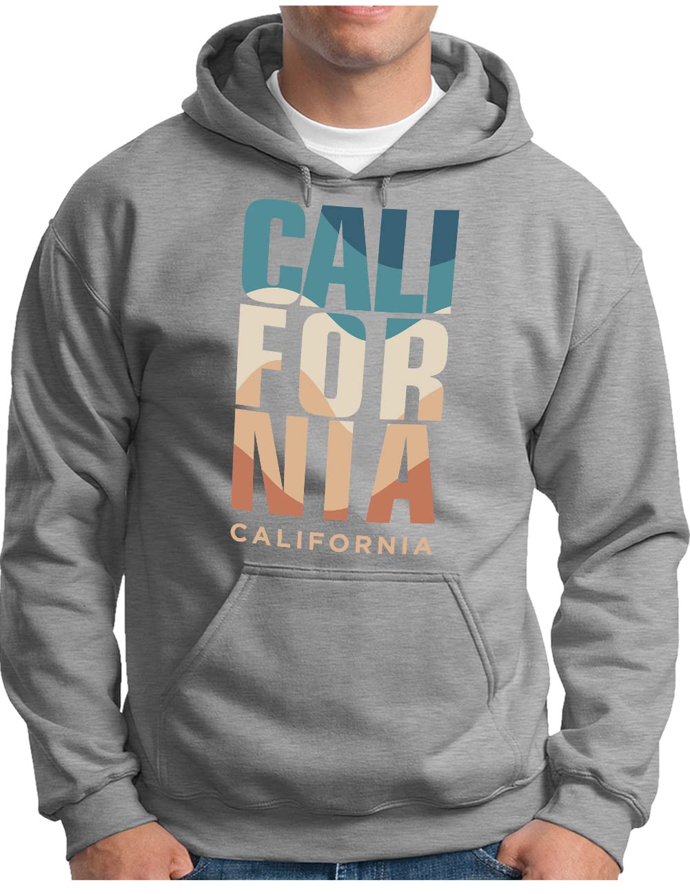 Sweat à capuche Cali California pull homme logo surfing USA - 5