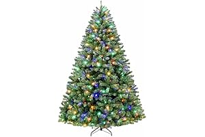 Hykolity 9 ft Pre-Lit Christmas Tree: Festive Ambiance with Every Glimmer!