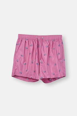Dagi Erkek Palmiye Nak l  K sa  ort Dokuma Pembe