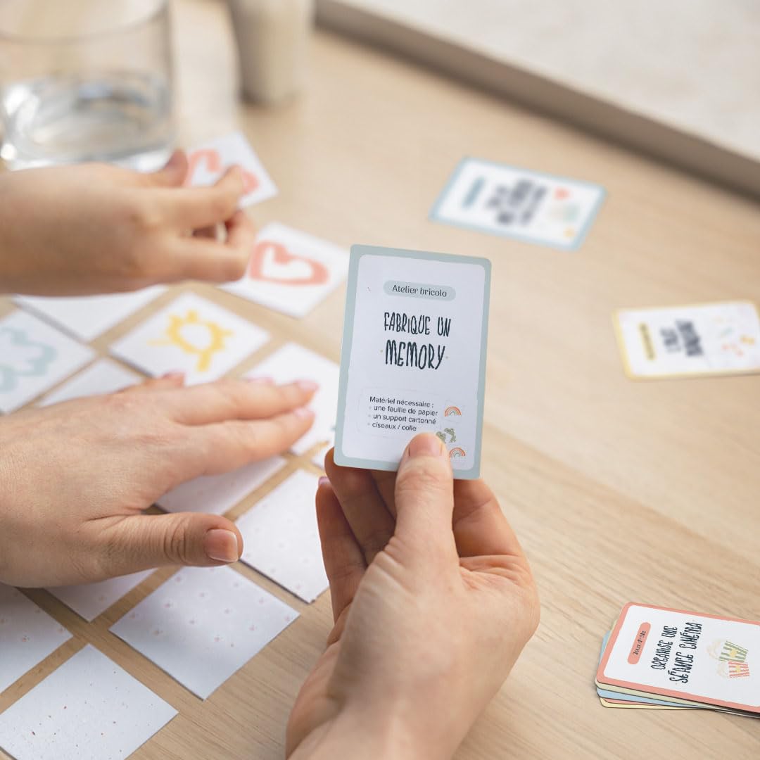 50 Activity Ideas Cards to Learn to Take Care Without Screen