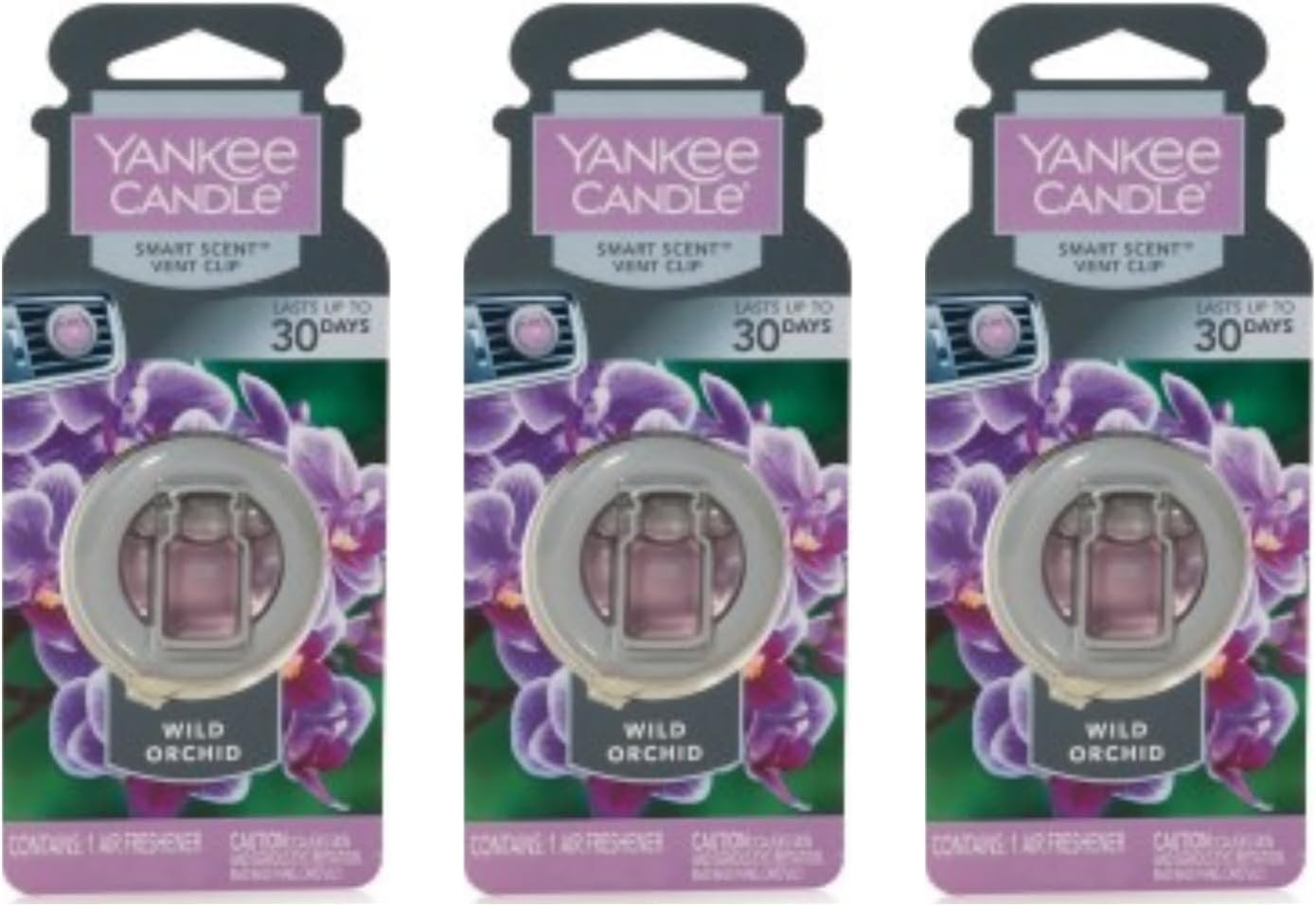 Yankee Candle Smart Scent Auto Vent Clip Car Air Freshener, Pink Sands (Pack of 4)