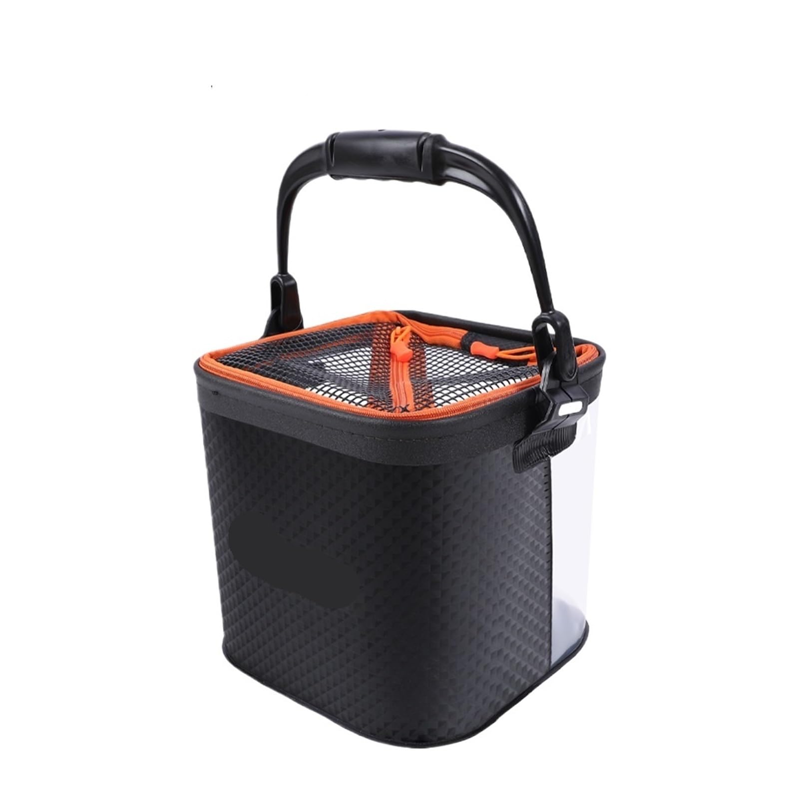 12L Folding Fishing Bucket Portable Waterproof Fish Box with Handle