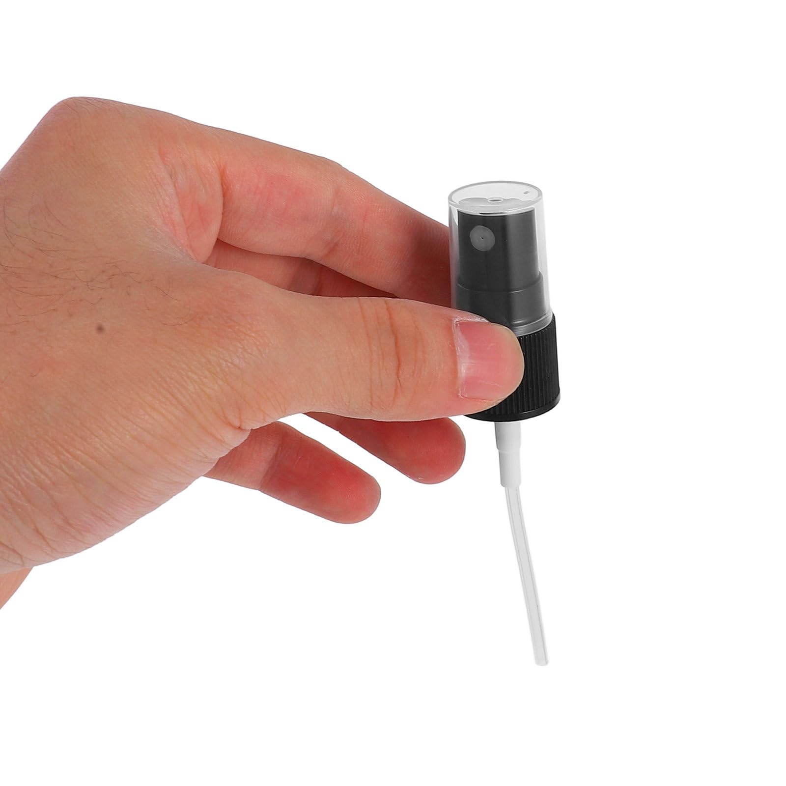Baluue Boquillas de Repuesto Color Negro 20 para Plástico y Práctico para Pulverizador de Perfume Spray Apto para y Bolso de Mujer