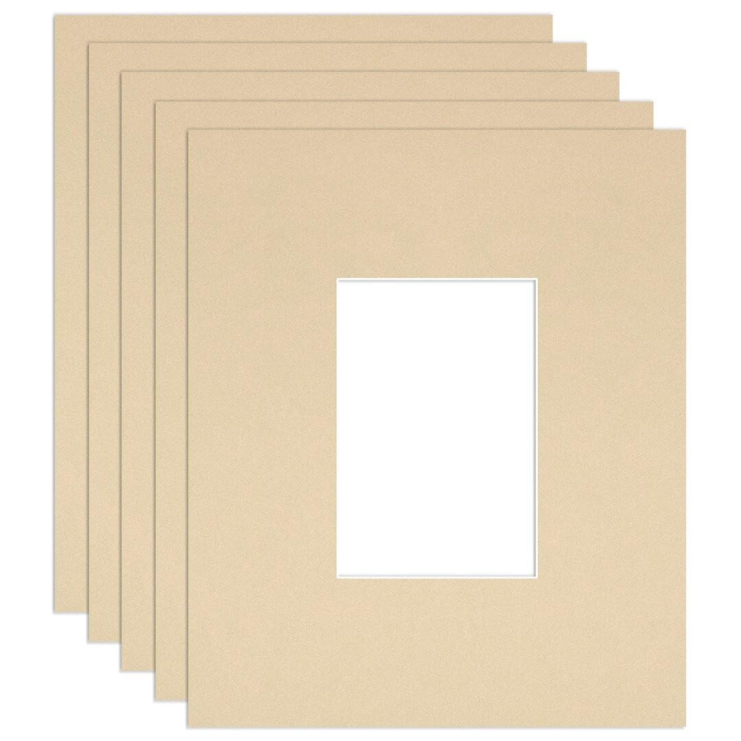 Procut Global 12x10" Ivory Picture Mounts - Fits 6x4" Photo Size