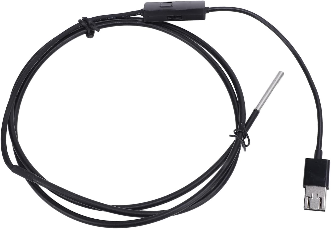 USB Endoscope Camera with Light, 3.9MM Single Lens HD Industrial Endoscope 15-20mm Borescope Tools with 6 Adjustable LED Lights, IP67 Inspection Camera