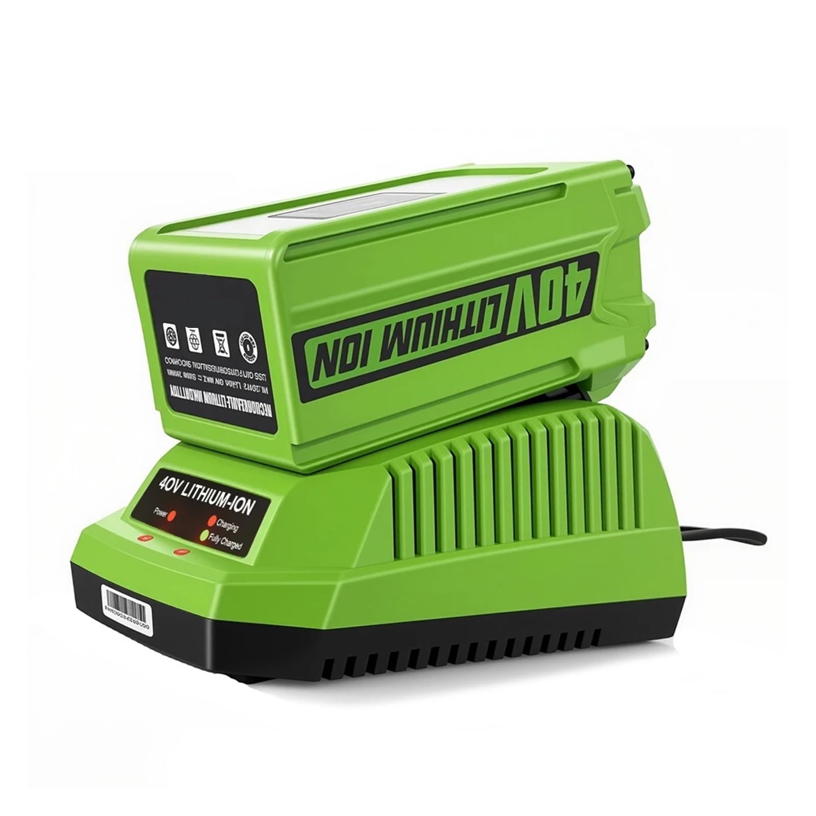 Paquete de Repuesto de Iones de Litio de 40V y 6000mAh for cortacésped inalámbrico Serie G-MAX, | Para herramientas eléctricas de jardín y kit de cargador a juego (3 baterías y 1 cargador)