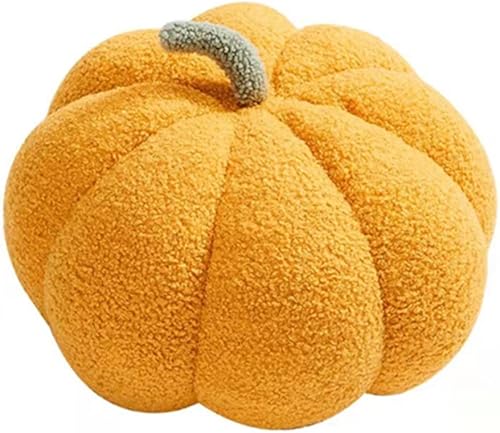 OUKEYI Almohada de suelo de flores de 13.8 pulgadas con forma de calabaza, cojín de asiento lindo cojín para silla, almohada de gran tamaño,