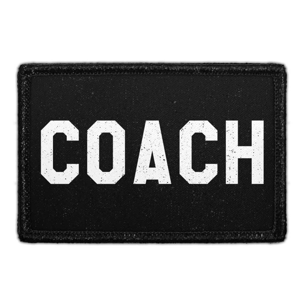 Coach Hook & Loop Patch - 2x3 in