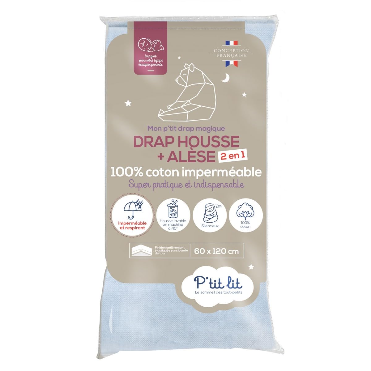 P'Tit Lit Fitted Sheet Magic 2 in 1