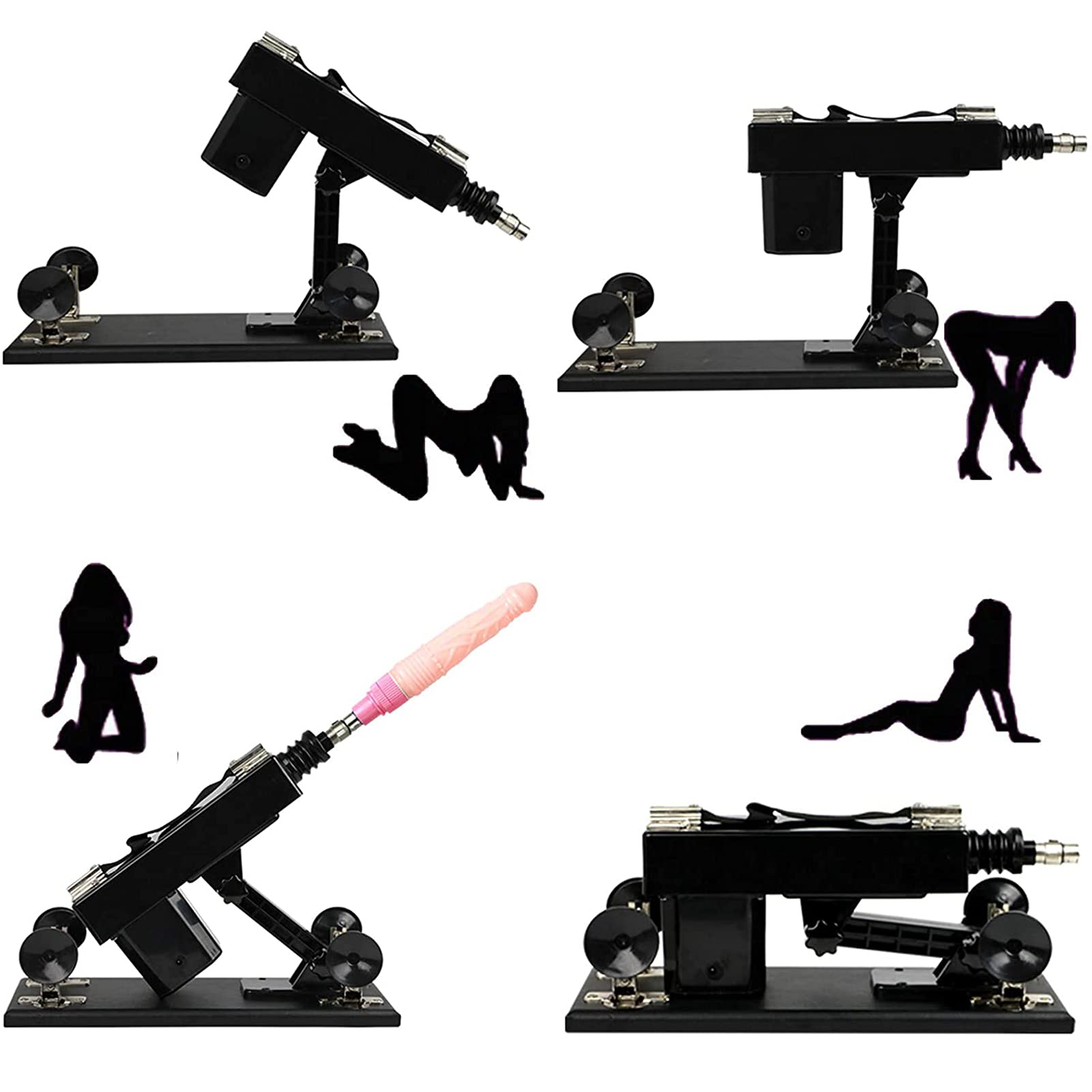 Lòve Sẹx Mǎchinē Para Mujer - Ametralladora Con Potente Motor Bomba Telescópica Máquina De Masaje Mǎschinēn Combinación De Varias Velocidades Con Varios Accesorios Riēsigēr Pēnìs