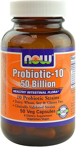 Miniatura 1 de Now FOODS SPO Probiotic 10 50 mil millones Vcap 50 unidades