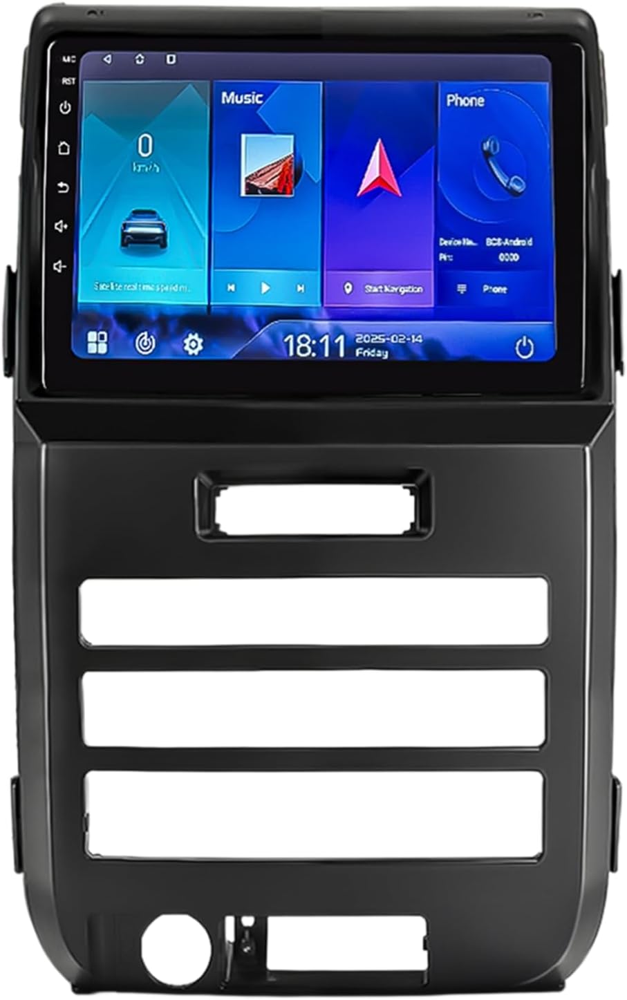 Car Stereo for Ford F150 2009 2010 2011 2012, Android System Wireless Carplay Android Auto 9 inch Touchscreen Car Radio Replacement with GPS Navigation Bluetooth WiFi Auto AC