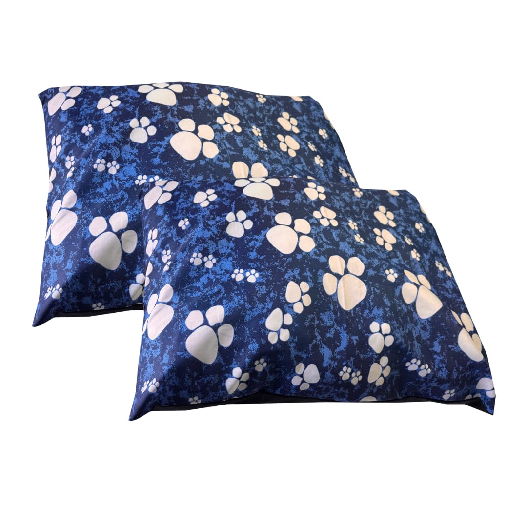 HOMELY IDEAS Large Dog Bed Cushion – Soft & Washable Inner Cushion with Printed Zipper Cover – Durable & Comfortable Pet Bed for Medium & Large Dogs & Cats