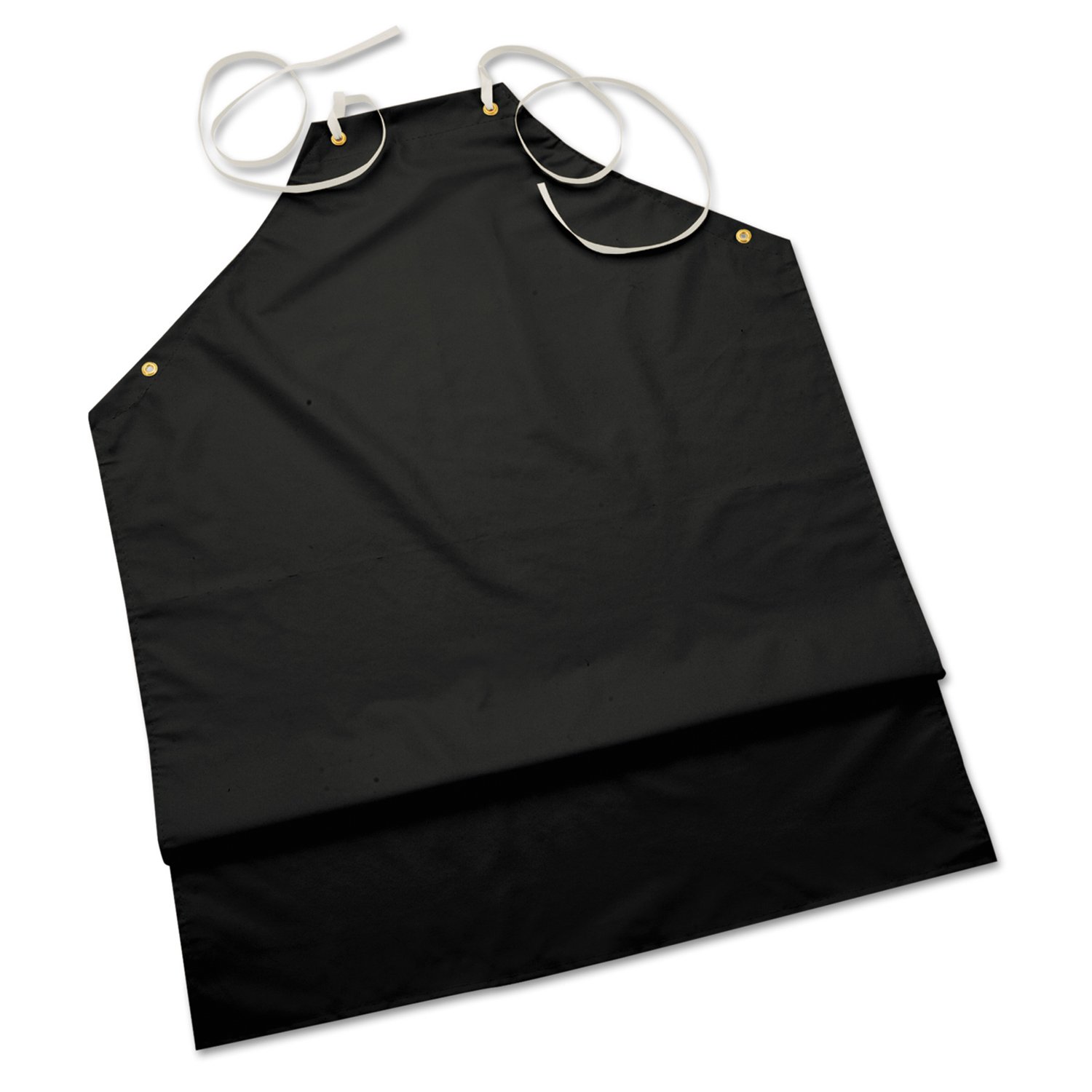 Ansell 56-512 CPP Supported Aprons, Hycar, 35" x 45", Black (Pack of 12)