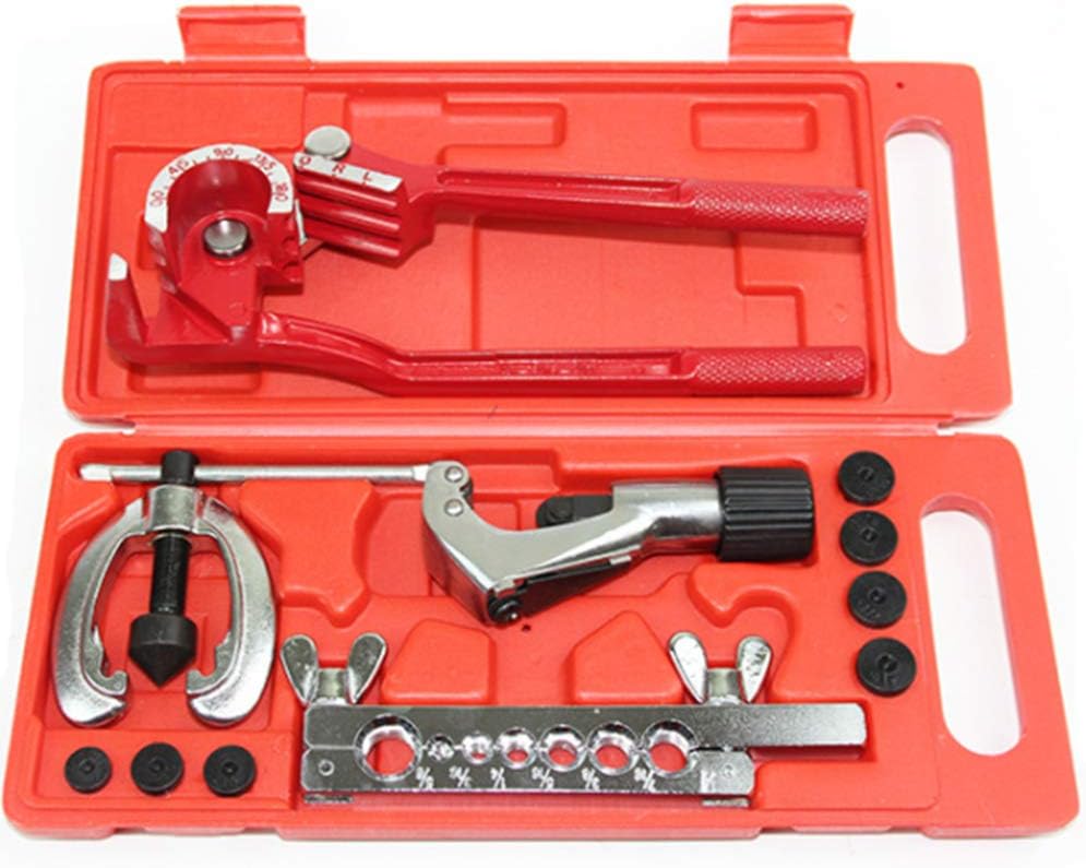 Tubing Flaring Swage Tool Kit Heavy Duty Steel Swage Tool Set for