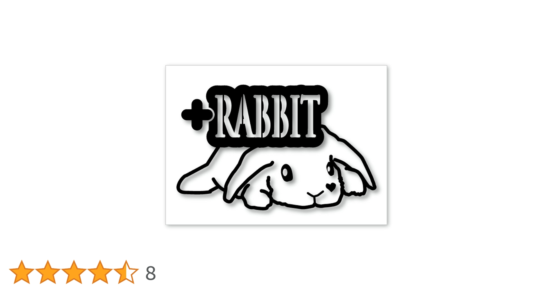 Rabbit Stickerᕱᘏ ゛専用 Rabbit Stickerᕱᘏ ゛専用 Rabbit-Labs™ - Rabbit Logo Sticker