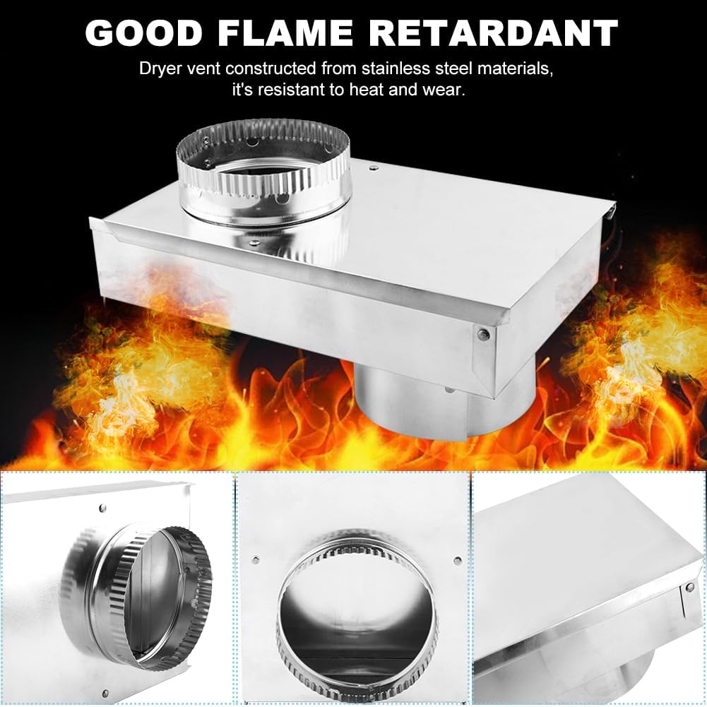 Periscope Dryer Vent Kit,Adjustable 0-5'' Dryer Vent Trinidad and