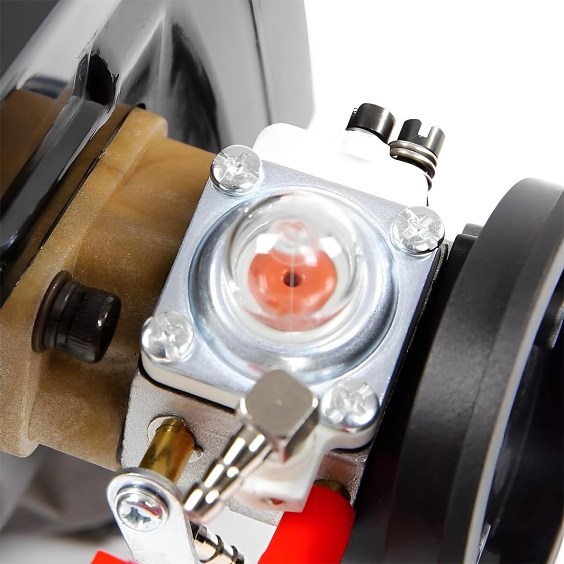 JEYORZY Poire D'Amorçage 10 Pièces Pompe à Carburateur 22mm Tasse d'Huile Bulle Transparente pour Tondeuse à Gazon Coupe-haie