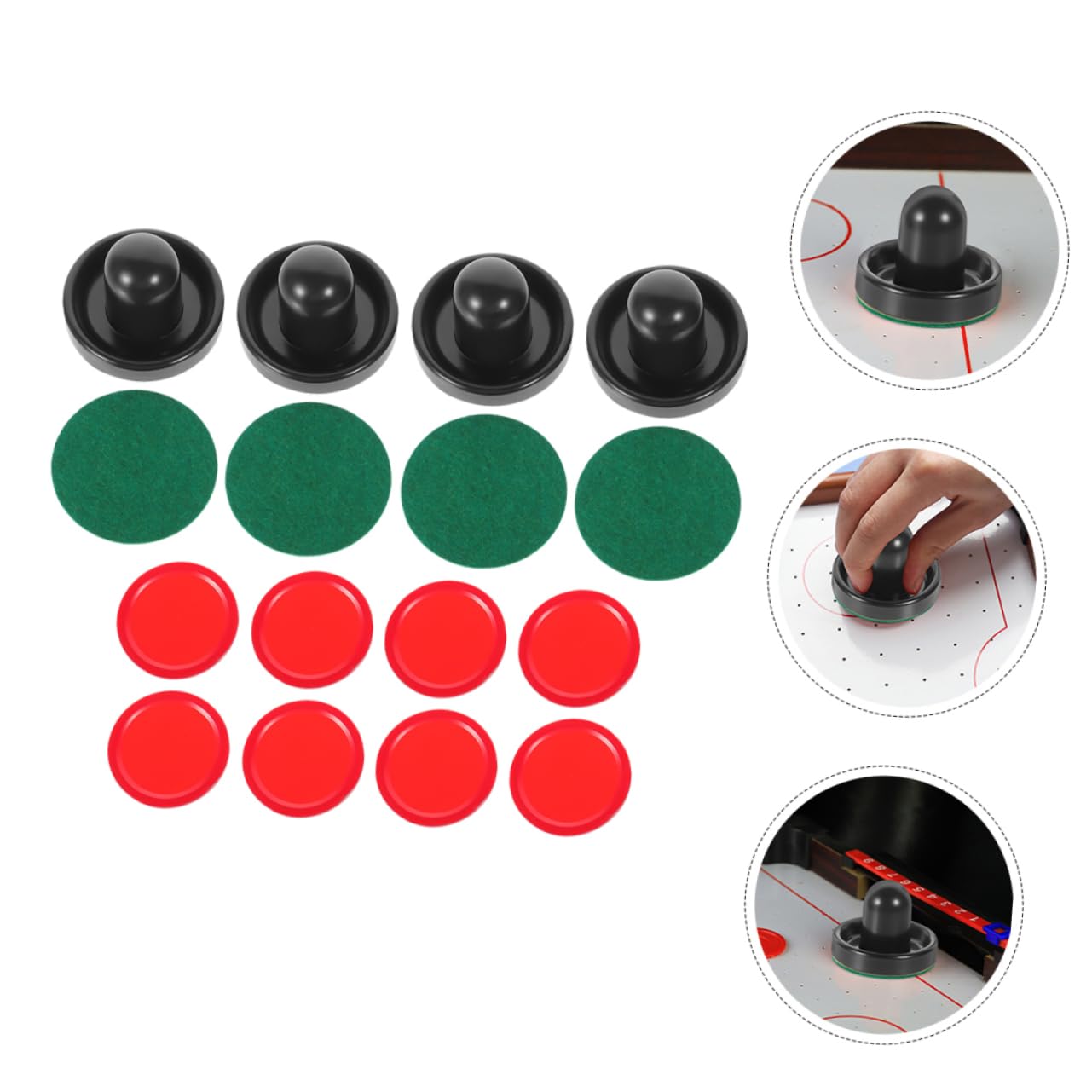 Toddmomy 8 Ensembles Patins et Rouges pour Tables de Jeux pour Entre et Fêtes