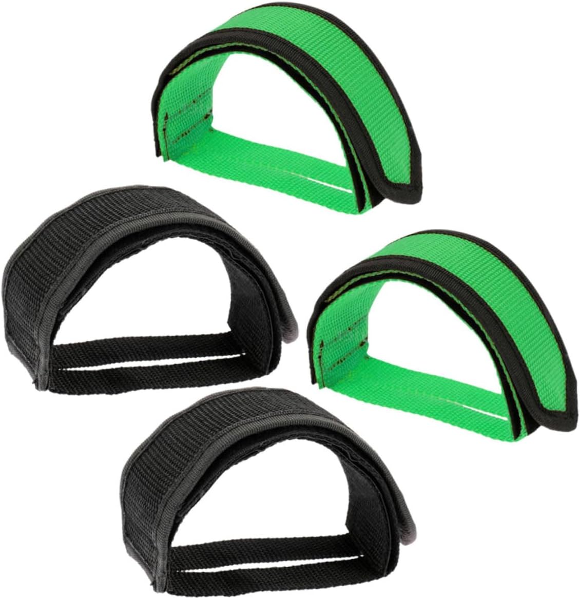 Milisten 4pcs -Slipping Footrest Straps for Exercise Bike Pedal Straps Wider and Thicker Design for Comfort Replacement for Biking Enthusiasts