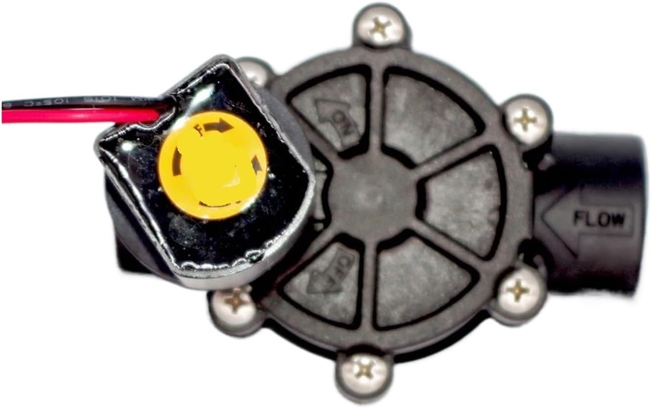 1PCS Paddy Irrigation Nylon Pulse 12VDC Solenoid Lock Valve 3/4 1/2(3/4",DC Latching)