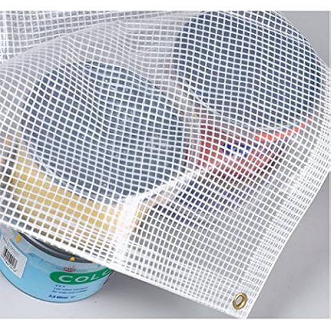 Heavy Duty Tarpaulin 250gsm 6.0m x 4.0m Clear Cover