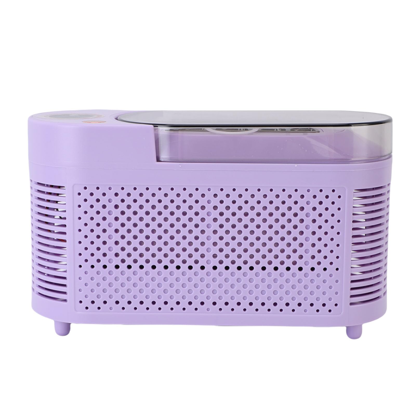 Fdit Máquina de Hielo Portátil Máquina de Hielo Compacta para Encimera 8 Cubos en 10-15 Minutos con Materiales ABS SUS de Potencia de 120 W, para Uso en Automóvil de Viaje en Casa (Enchufe de la UE)