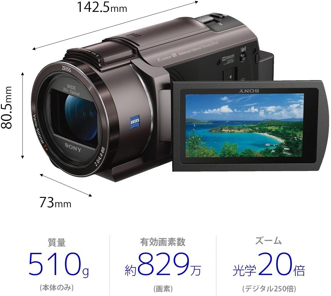 Sony 4K ビデオカメラ FDR-AX40 訳あり オマケ付き FDR-AX40 ビデオ
