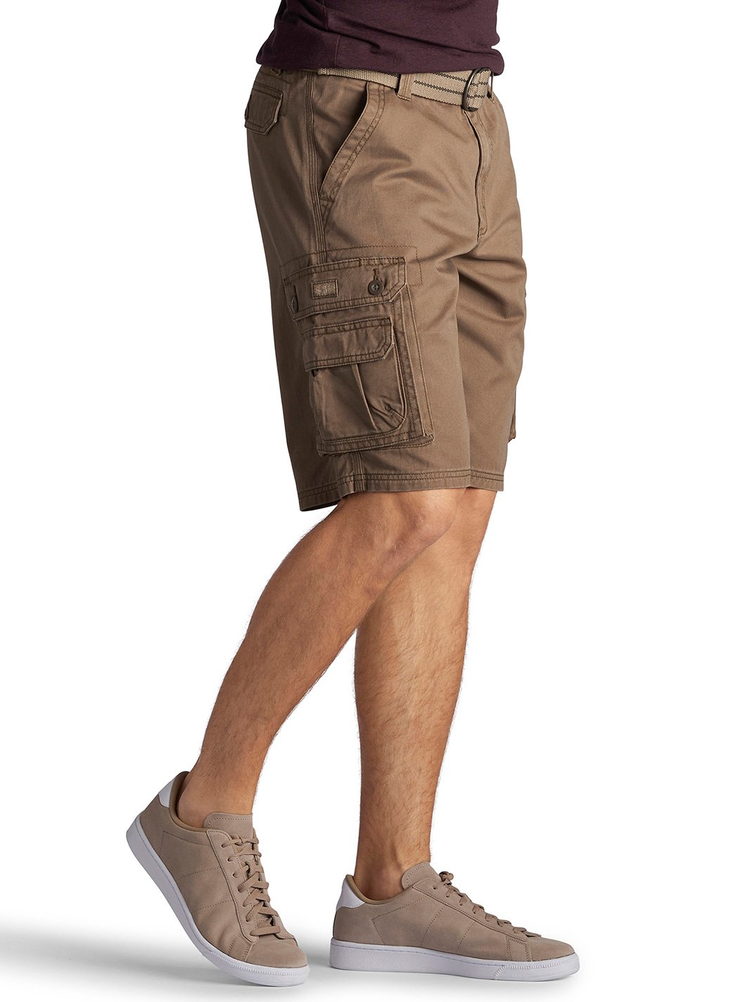 Lee Mens Dungarees New Belted Wyoming Cargo Shorts