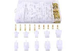 Glarks 580Pcs 2.8mm Pitch 2 3 4 6 9 Pin Wire Pin...