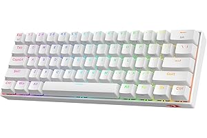 Redragon K530 Pro Draconic 60% RGB Mechanical Gaming Keyboard - Wireless, Compact...
