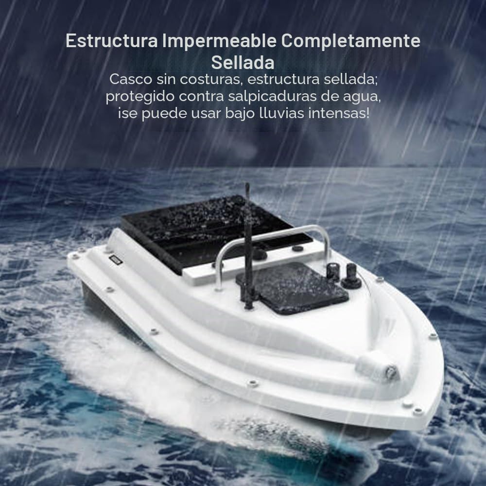 Kavolet Barco de Cebo GPS 500M RC Cebo Barco de alimentación Pesca Cebo Barco de Entrega de Cebo inalámbrico Control Remoto Pesca Cebo Barco Pesca alimentador Barco 12000mAh batería de Gran Capacidad
