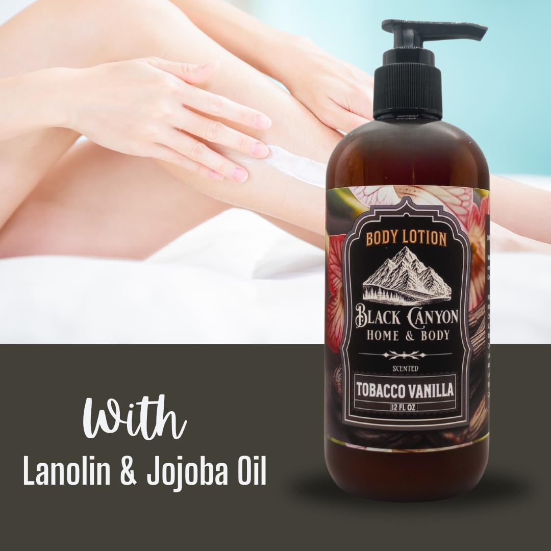 tobacco skin care Amazon.com : Black Canyon Tobacco Vanilla Scented Body Lotion with Lanolin  and Jojoba Oil, 12 Oz (2 Pack) : Beauty & Personal Care