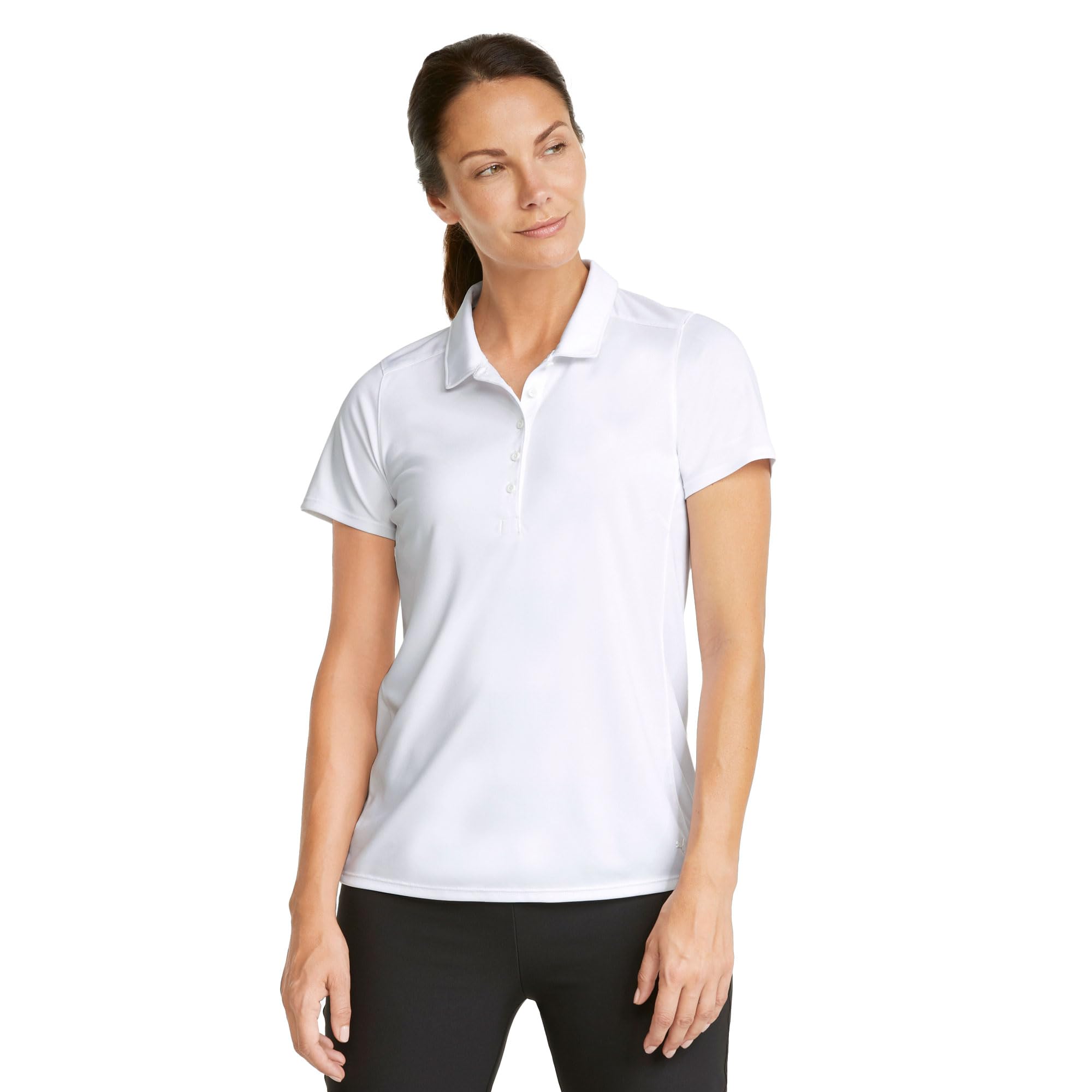 Puma Women's Bright White Golf Gamer Polo, Xl