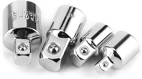 Miniatura 3 de KIMISS 4 llaves de vaso universales, 14 pulgadas, 38 pulgadas, 12 pulgadas, adaptador de manguito de llave eléctrica, convertidor de acero