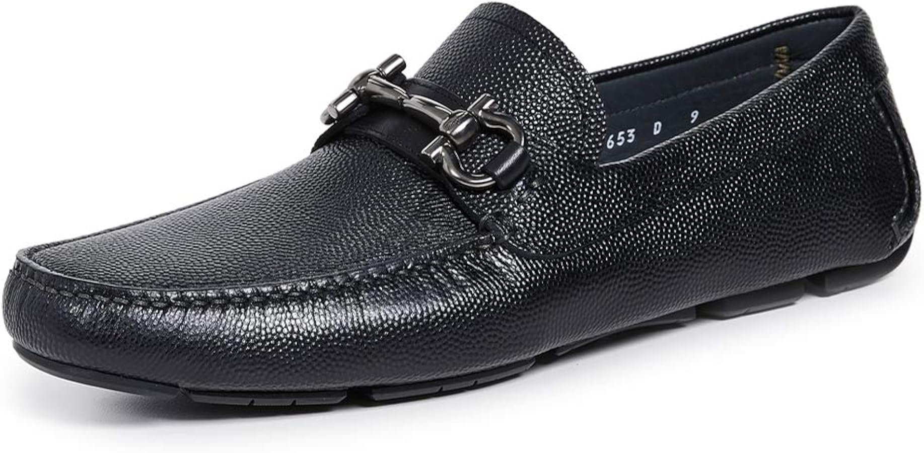 Amazon.com | Ferragamo Men's Parigi Bit Driver Shoes, Black, 9
