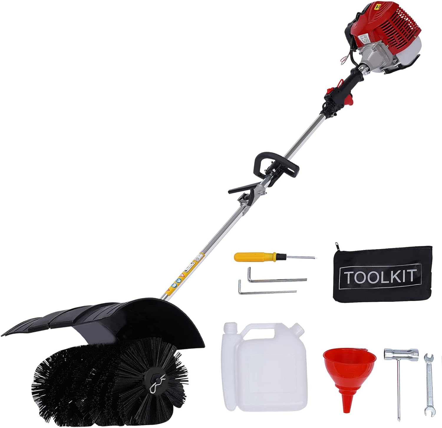 NOLANTISI Handheld Floor Sweepers ,52CC 2.3HP Outdoor Sweeper HandHeld