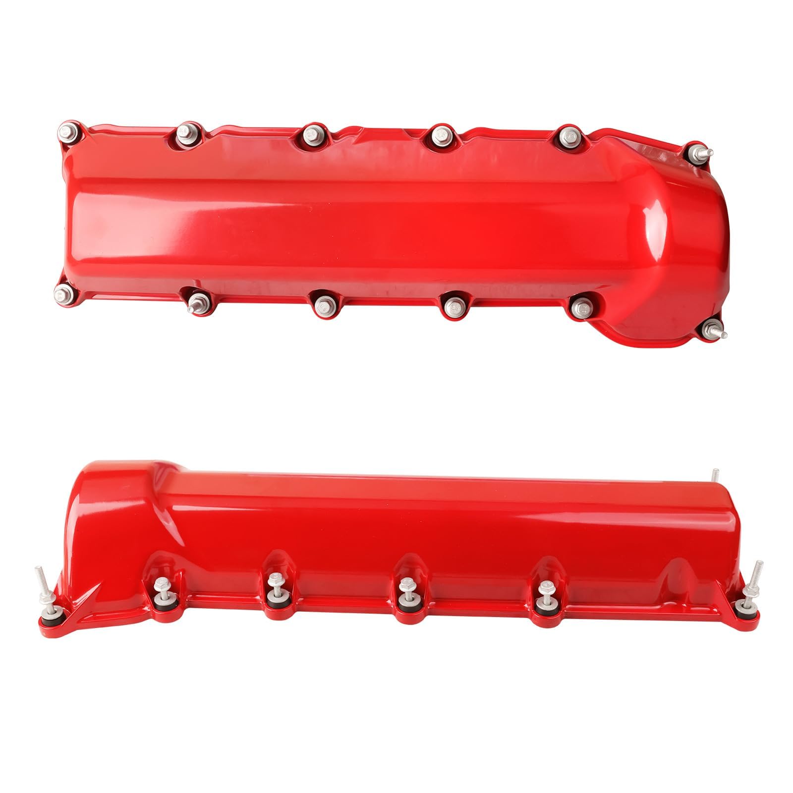 MITZONE Aluminum Valve Cover Compatible with Chrysler Aspen Dodge Dakota Durango Ram 1500 Durango Jeep Commander Grand Cherokee 4.7L 1999-2007 Replace 53021829AD 53021828AA
