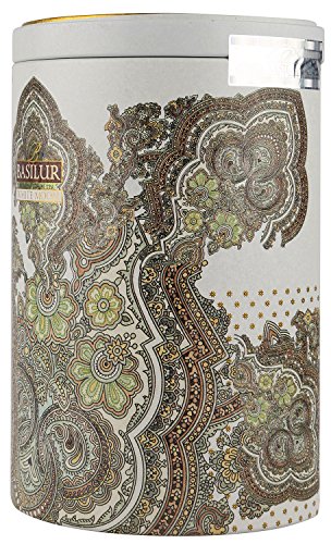 Basilur Milk Oolong Chinese Green Leaf Tea "White Moon" Oriental Collection In The Metal Caddy 100G #TOP5