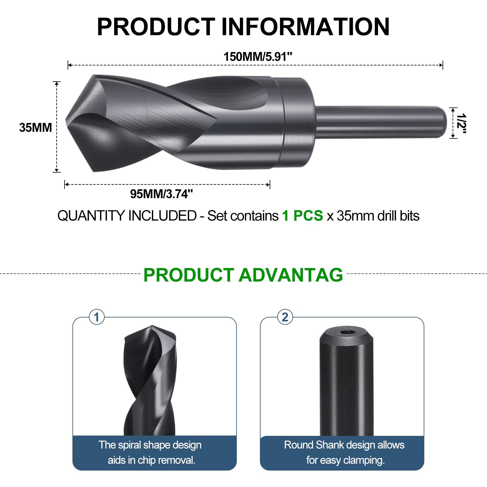 METALLIXITY Drill Bit (35mm) - Image 2