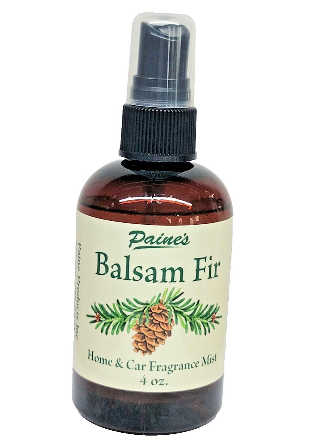 Paine's Balsam Fir Room Spray 4 oz Home and Car, green