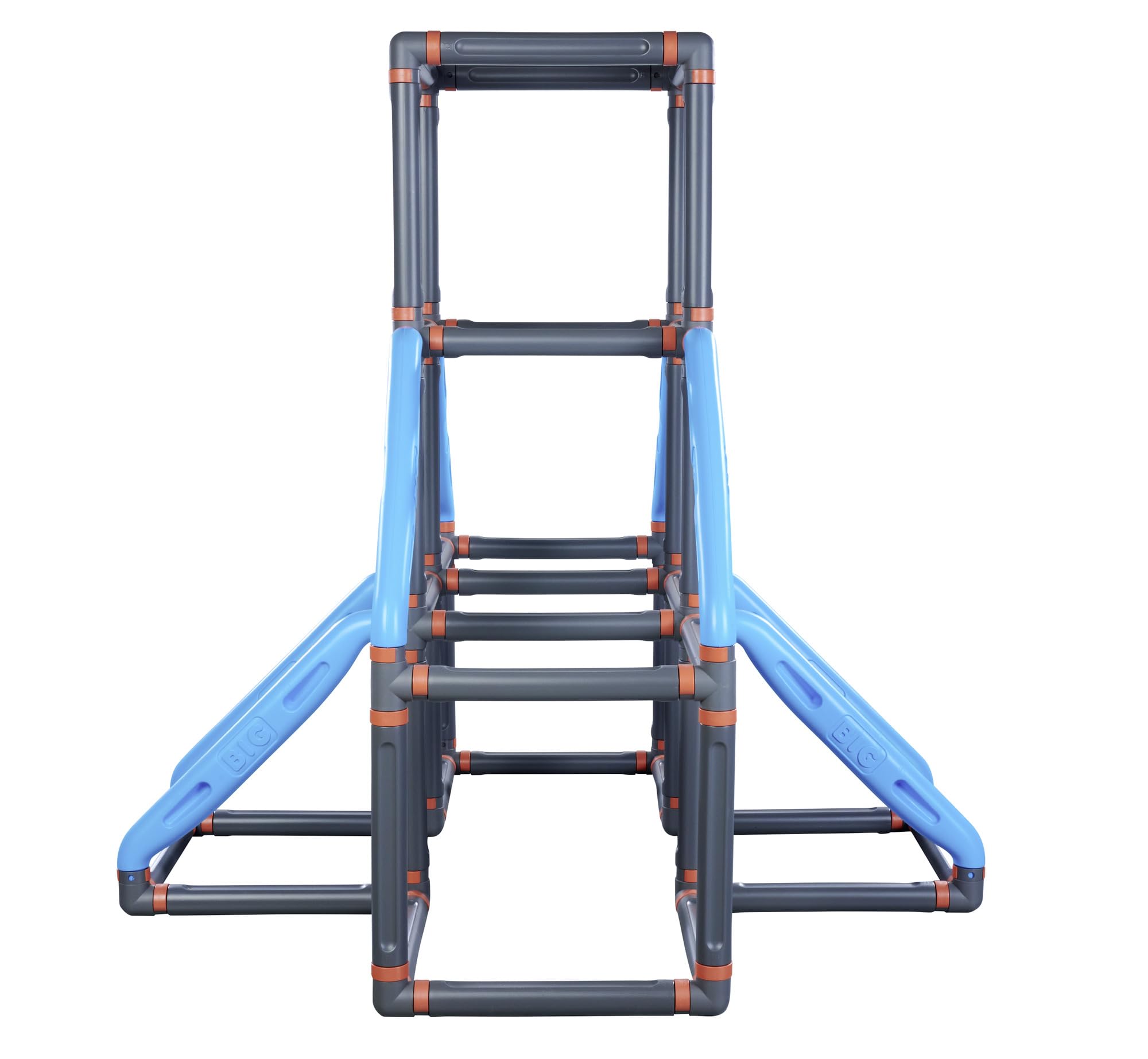 Big Kraxxl The Tower Kletterturm - Klettergerüst Outdoor für Kinder von 3-7 Jahre (max. 100 kg) - Spielturm zum Klettern auf 3 Etagen, 184 Teile mit innovativem klick-System, 140 x 140 x 140 cm