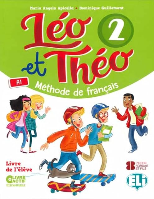 Portada de Léo et Théo 2º Educacion Primaria Livre de Lélève A1 Andalucía
