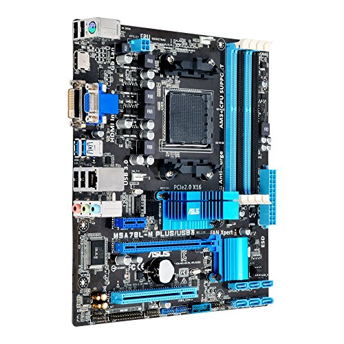 Placa-Mãe Asus M5A78L-M Plus/USB3 AMD AM3+ DDR3 Micro ATX, Asus, M5A78L-M PlusUSB, Preto